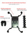 This is what is included with the Caddie Buddy iPad 1,2,3,4 Tripod mount 
