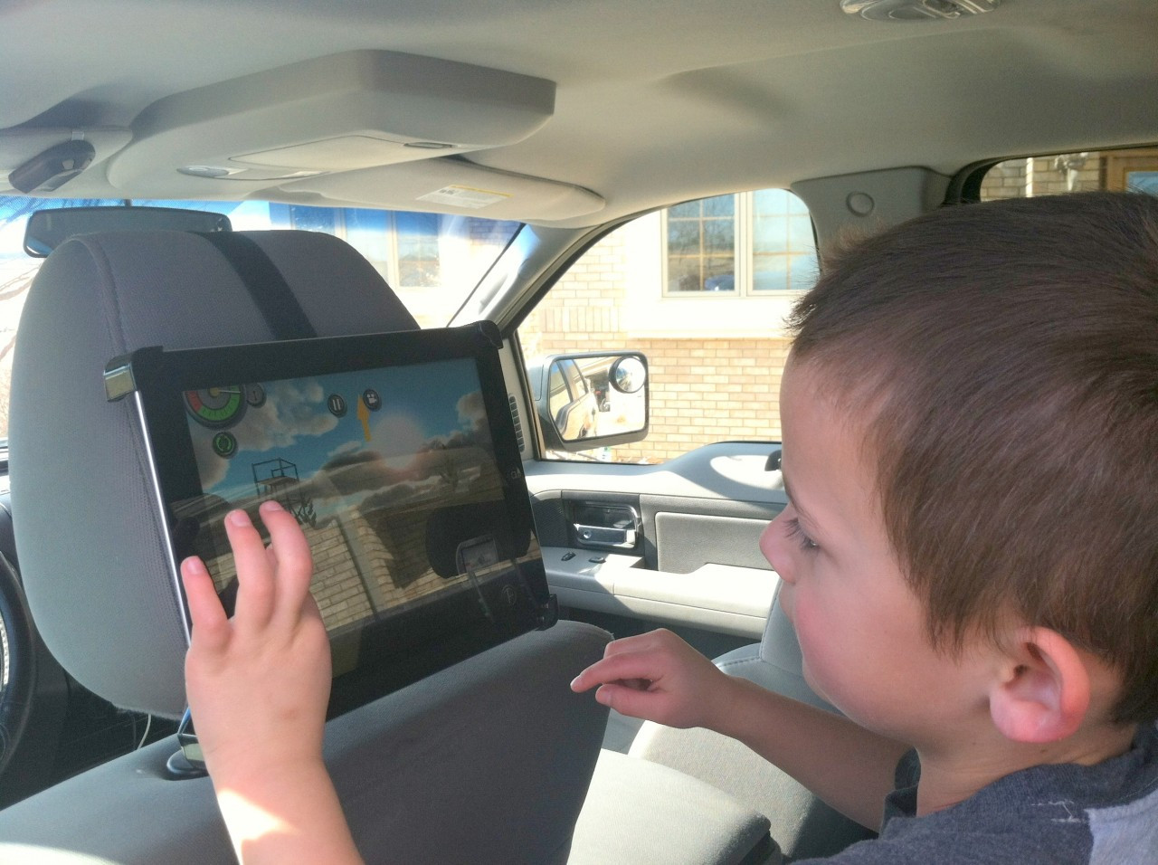 Ipad car seat deals holder