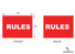 Rules Flag Size
