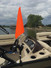 Orange Safety Flag for Pontoon Boats 