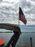 American Flag for Pontoon Boats 