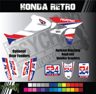ATV Full Graphics Kit | Honda Retro Design| 