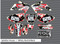 Splatter House - White,Red, & Black
Motorcycle/Dirt Bike Graphics Stickers Set / PsychMxGrafix / Splatter House