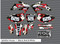 Splatter House - Black, Red & White
Motorcycle/Dirt Bike Graphics Stickers Set / PsychMxGrafix / Splatter House
