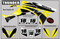 Suzuki Yellow / Thunder / www.psychmxgrafix.com