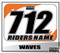 ATV Number Graphics | White KTM Orange