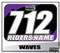 ATV Number Graphics | Black Purple