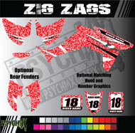 ATV Full Graphics Kit | Zig Zags