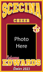 Scecina Senior Banner - Cheer