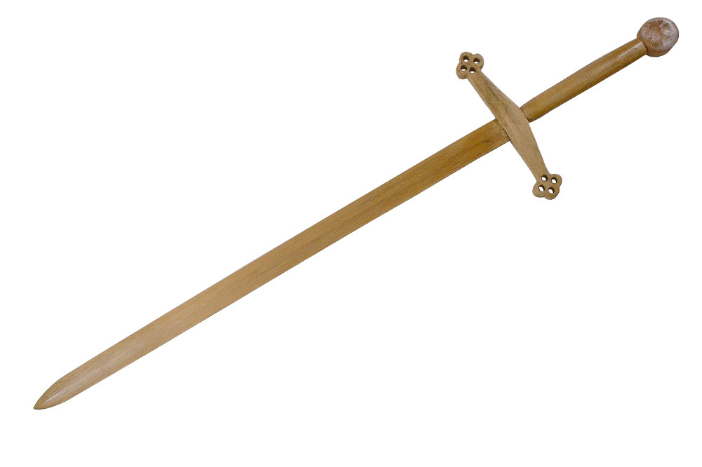 45" Wooden Medieval Practice Claymore Long Sword