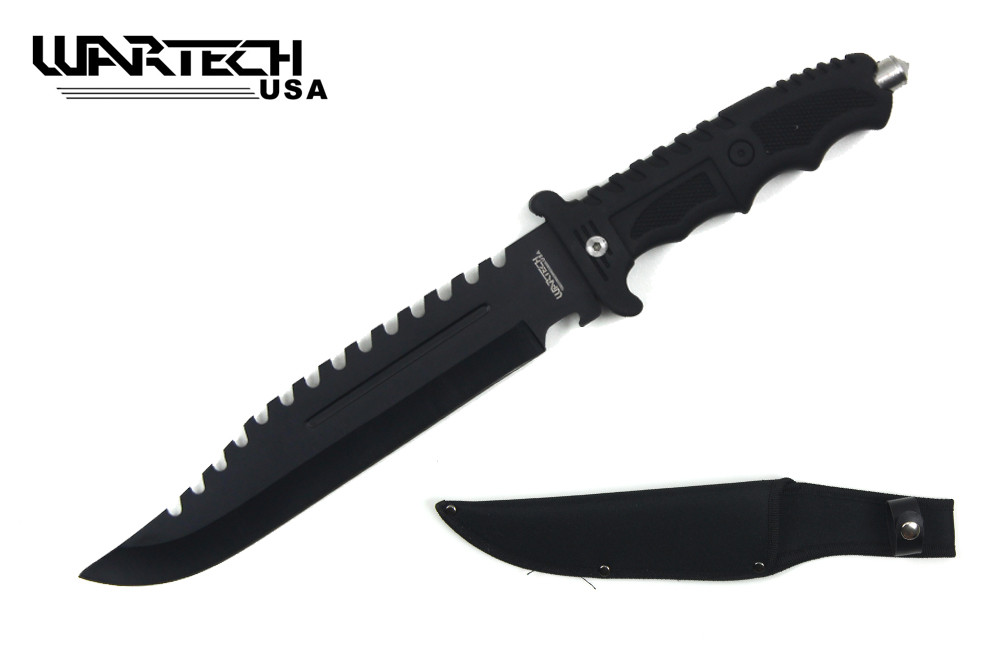 13.5" Military Survival Tactical Knife Sawtooth Blade with Sheath