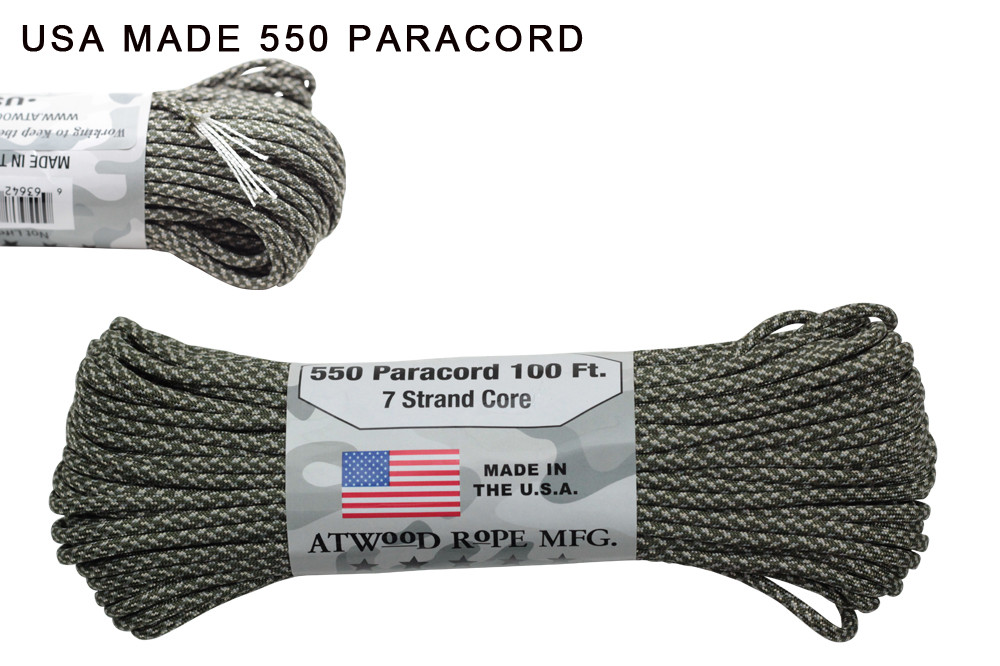 Nylon Military Paracord 550 lbs Type III 7 Strand Utility Cord Rope 100