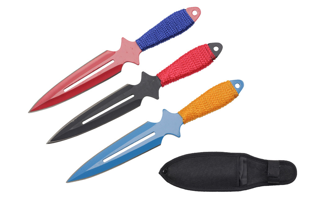 3pc Set Aero Blades Throwing Knives Series