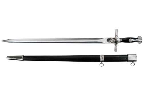 medieval illuminations one handed sword