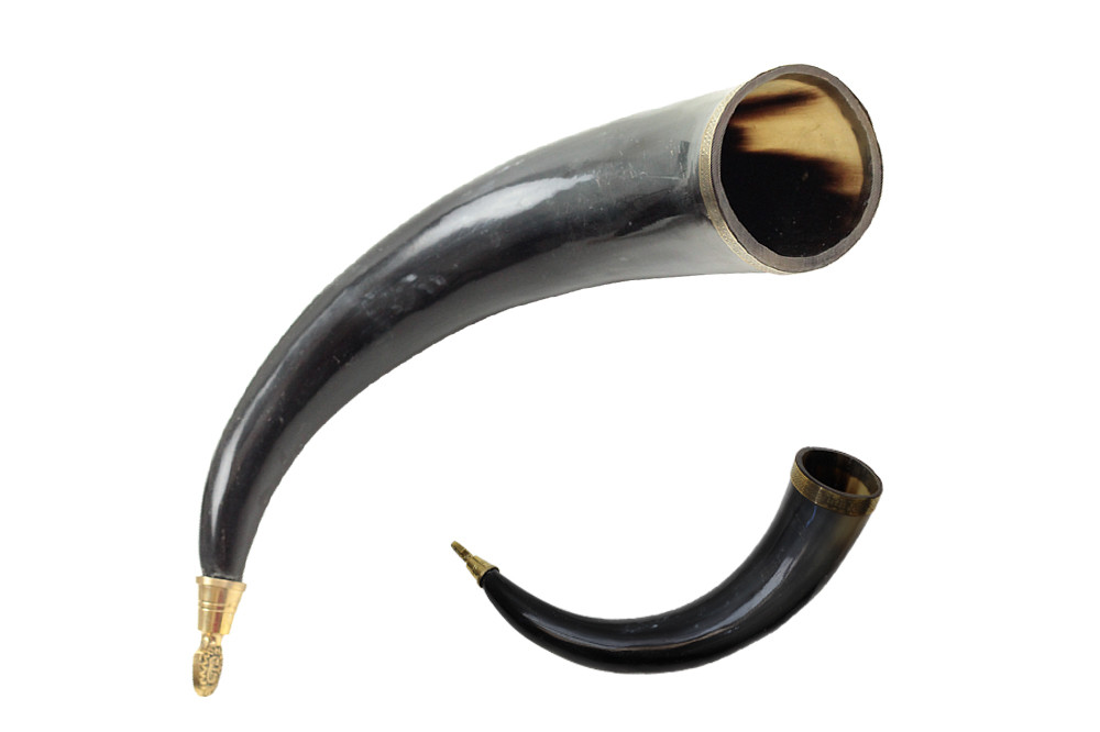 13" Medieval Norwegian Ceremonial Viking Natural Animal Drinking Horn