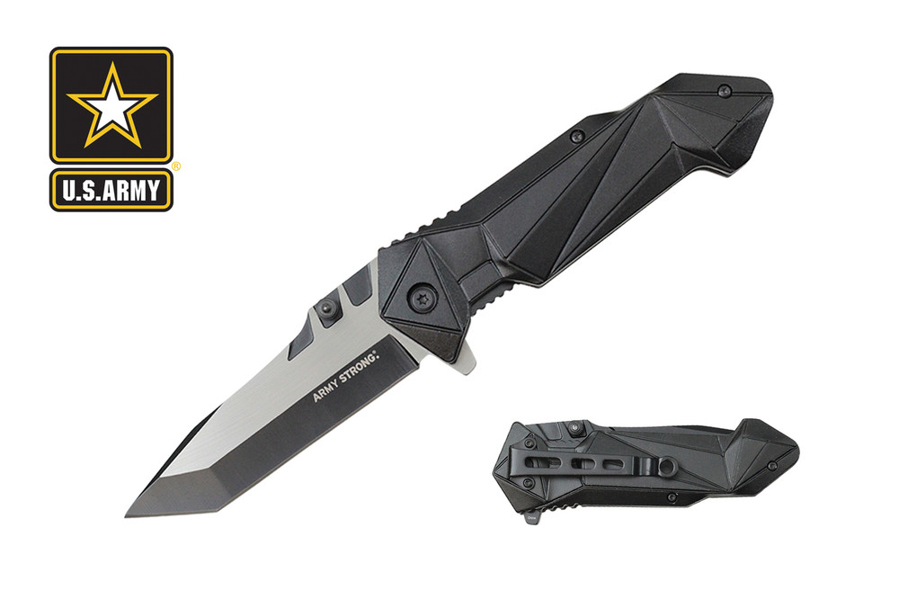 8.25" Official Licensed U.S. Army Strong Knife Assisted Opening with