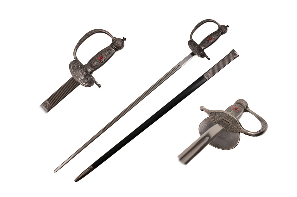 35" Medieval Zorro Fencing Rapier Sword