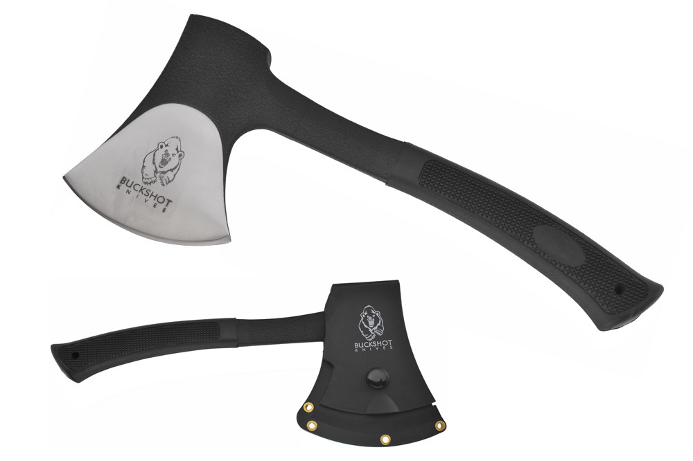 Buckshot 11" Single Edge Axe With Sheath