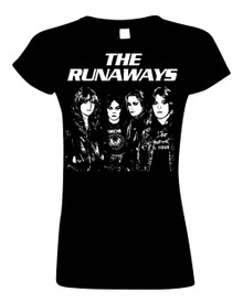 The Runaways T-Shirt Cherie Currie Joan Jett 