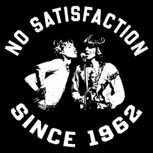 Mick Jagger Keith Richards T-Shirt NO SATISFACTION SINCE 1962 