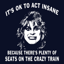  Ozzy Osbourne T-Shirt It's ok to act insane BlackSheepShirts