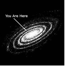 You Are Here:  funny galaxy t shirt Space nerd!