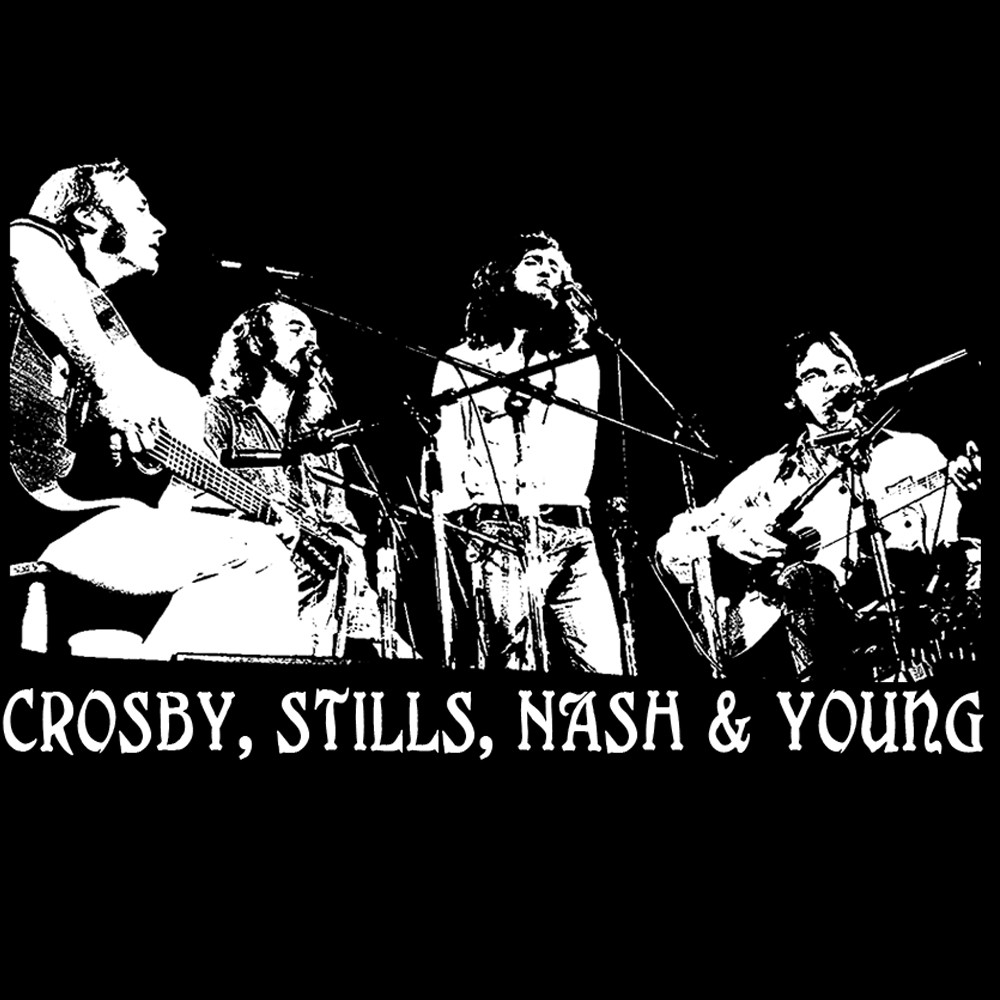 Neil Young CSNY Deja Vu Tシャツ Vintage Déjà Vu T-Shirt Crosby, Stills, Nash & Young David