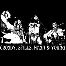 Crosby, Stills, Nash & Young T shirt  Déjà Vu Neil Young BlackSheepShirts