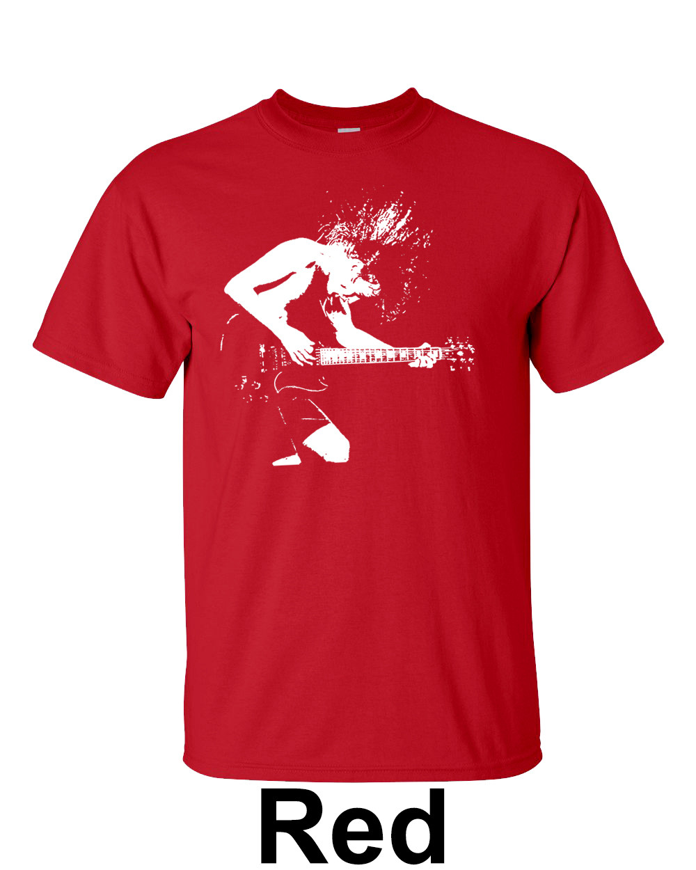 Angus Young T Shirt AcDc - BlackSheepShirts