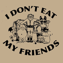 I Don't Eat My Friends T-shirt worn by Morrissey