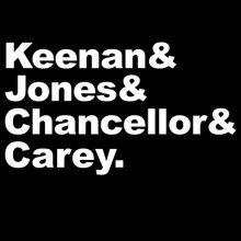 Tool Line up T-Shirt Keenan Jones Chancellor Carey