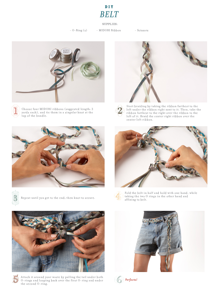 Diy Ribbon Belt Midori Inc Diy Ribbon Belt Midori Inc