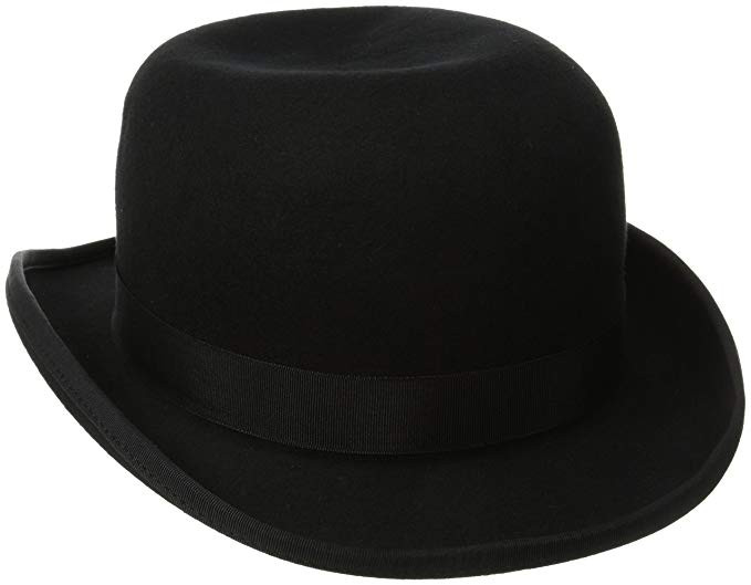 low crown bowler hat