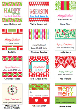 Christmas gift labels free printable