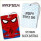 Spiderman Block bagtag