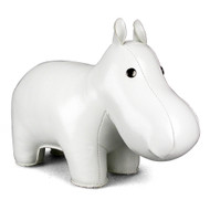 Classic Hippo Paper Weight - White