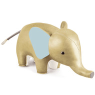 Zuny Classic Elephant Bookend - Gold/Blue/Grey/White