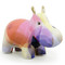 Zuny Kaleidoscope Hippo Bubble Pink/Yellow
