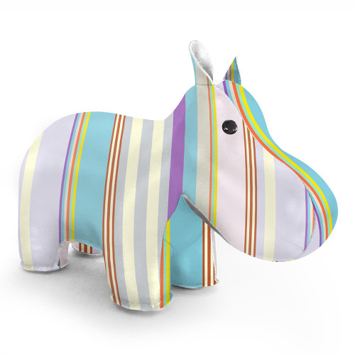 Zuny Kaleidoscope Hippo Stripe Blue/Purple/Green