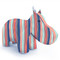 Zuny Kaleidoscope Hippo Stripe Blue/Red/Green
