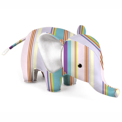 Zuny Kaleidoscope Elephant Stripe Blue/Purple/Green