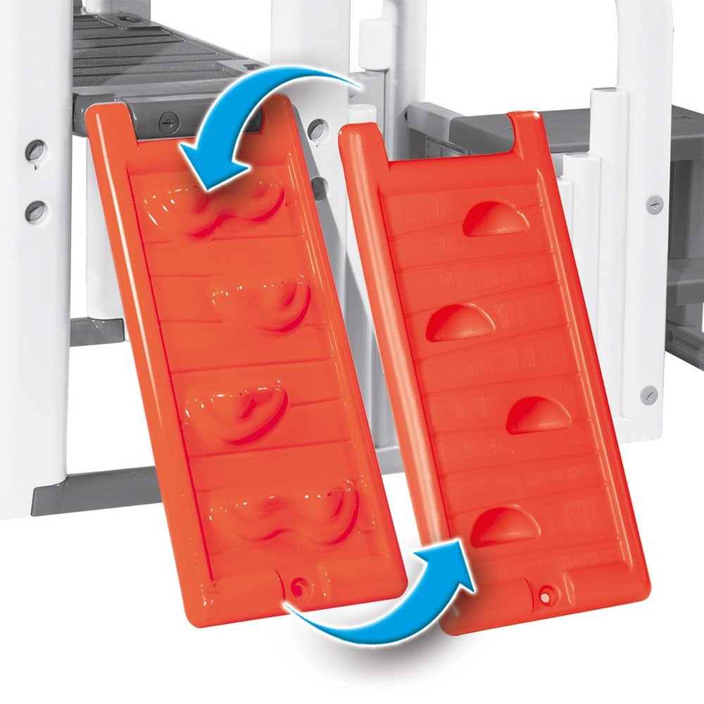 Smoby Life Fun Center Sports Playhouse For Children From 2 Years (284 X 203 X 176 Cm) With 62% Recycled Content - XXL Outdoor Children's House With