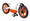 Smoby Orange Balance Learner Bike Stand