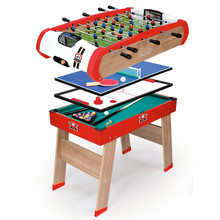 The Smoby Powerplay 4-in-1 kids sports table can be converted into football pool tennis and hockey