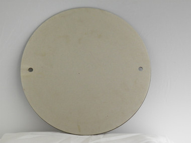 Double sided electroplated steel diamond disc, #120/#400 , 12 inch diameter