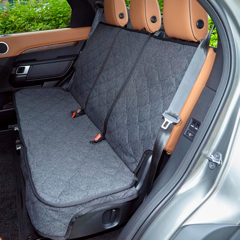 UK Custom Covers Front Seat Covers – Land Rover Discovery 5 (2017+) – Black 600 Denier – Waterproof – Right Hand Drive