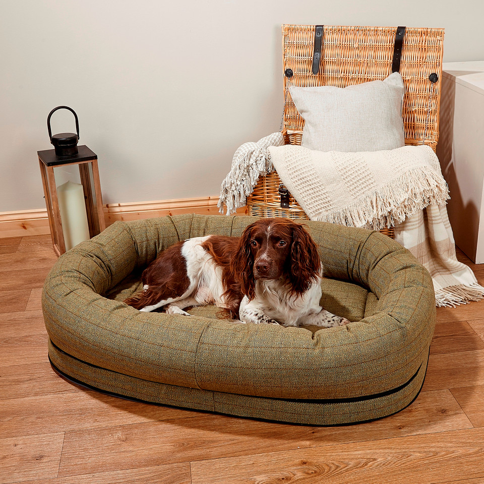 Premier Tweed Snuggle Bed Over The Top