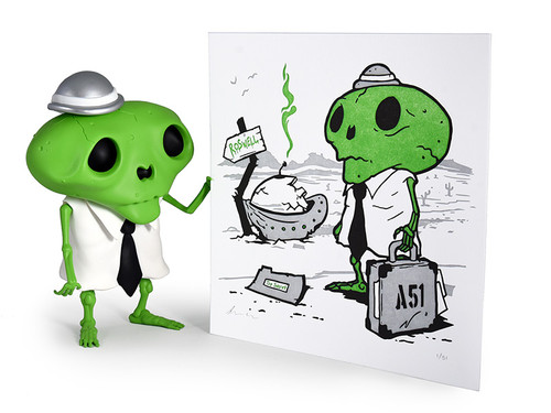 Karoshi San : Area 51 Print