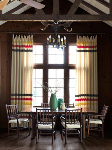 Custom Curtains And Roman Shades | Cabins & Rustic Homes