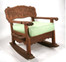 Carmel Rocking Arm Chair with Cushion